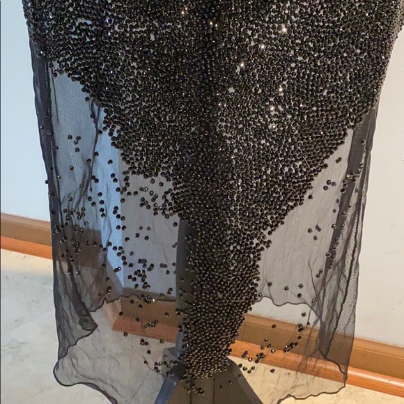 Beaded Sheer Dress - Picture 11 of 14